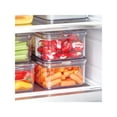 thumbnail image 5 of iDesign Stackable Fridge Organizer Bins with Lid for Fresh Produce - Ideal for Fruits, Vegetables, and Snacks, 5 of 6