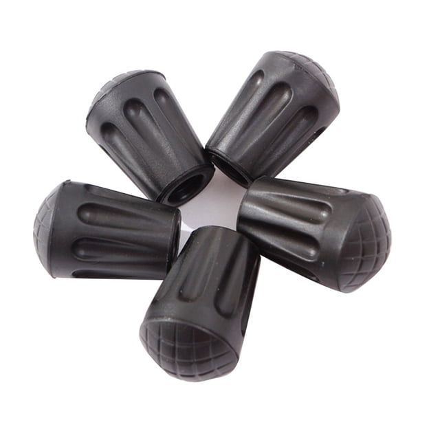 IFANLANDOR 6 Pcs Embout de Bâton de Randonnée Rond en Plastique Antidérapant pour Activités Extérieures 1.3 X 1.3 X 0.8 Po