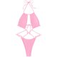 thumbnail image 1 of Gibobby Traje de baño completo mujer Traje de baño de una pieza de ropa interior sexy para mujer Bikini de correa delgada Traje de baño de color sólido C(RD2,M), 1 of 5