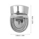 thumbnail image 2 of YSNOOWE 4Ud Cerraduras De Para Carteras Y Bolsos De Material Duradero Plata, 2 of 6