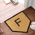 thumbnail image 2 of Welcome Mat Initial Door Mat Initial F Door Rugs for Entryway Indoor House Warming Gift Personalized Home Decor 16x24IN Summer Door Mats Coir Door Mat inside Floor Mat Doormats for Entryway, 2 of 6