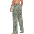 thumbnail image 5 of Top-kevin Multi- Airplane Pajama Pants for Men PJs Bottoms Sleep Lounge Pants with Pockets, S M L XL XXL, 5 of 13