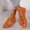 Orange1, variant on Women's Rhinestone T-Strap Flat Sandals Crystal Embellished Open Toe Summer Dressy Beach Wedding Shoes Comfortable PU Slip On Thong Sandals