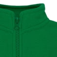 thumbnail image 4 of Creative Knitwear Kids Full Zip Polar Fleece Jacket, Kelly Green, Sizes 12m-8, 4 of 7