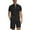 BLACK, variant on BUYJYA 2 Pieces Men's Tracksuit Casual Quarter Zip Shirt and Shorts Set for Beach Strolls Tennis Golf