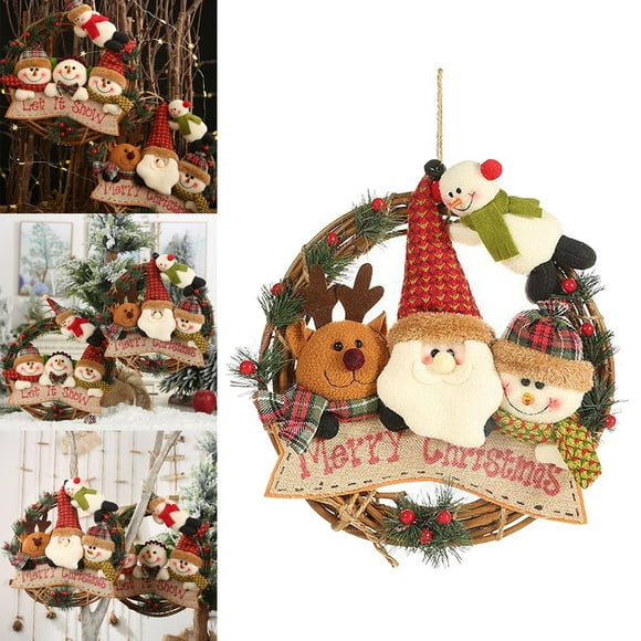 Adornos de Navidad Yotijar 2020 Santa Doll Colgante Decoración de Navidad estilo 1