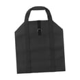 thumbnail image 1 of Bolsa de transporte para leña con asas acolchadas y gran capacidad. Negro, 1 of 9