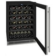 thumbnail image 4 of U Line Hwc124 24" Wine Refrigerator With Black Frame Finish (115v/60 Hz Volts /60 Hz) - UHWC124BG01A, 4 of 4