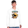 thumbnail image 5 of Pacman Man Zip Up Hoodie Men's Women's Brisco Brands M, 5 of 6