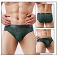 thumbnail image 4 of Sngxgn Men's Boxer Briefs Stretch Underwear Underpants Regular Leg(Green,XL), 4 of 4