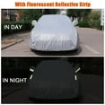 thumbnail image 4 of Sedan Car Cover Waterproof All Weather Outdoor Car Cover Protection Windproof Full Car Cover Universal(4.4*1.8*1.6M), 4 of 7