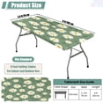 Iauyy 183*76cm Rectangle Tablecloths with Stretchy - Dining Room ...