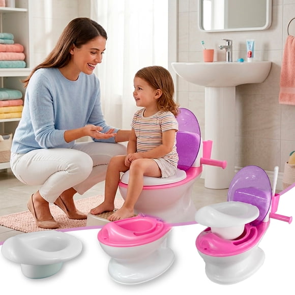 Bañito Entrenador Con Sonido Y Luz Led Angelin Baby Is-01 F