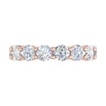 thumbnail image 3 of 5 Carat Diamond Eternity Wedding Band Ring in 14K Rose Gold - IGI Certified (Ring Size 6) (Value Collection), 3 of 4