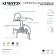 thumbnail image 2 of Kingston Brass CC11T2 3-38" Wall Tub Filler,w/Hand CC11T2, 2 of 2