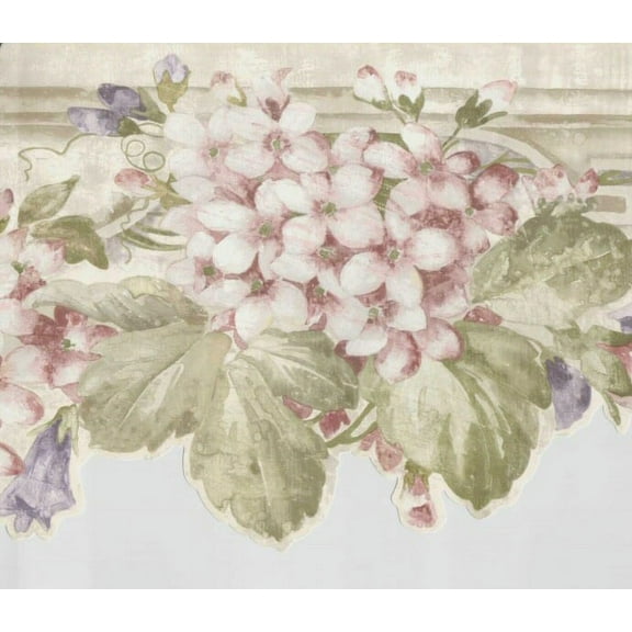 878961 Scalloped Floral Wallpaper Border 82b66124dc
