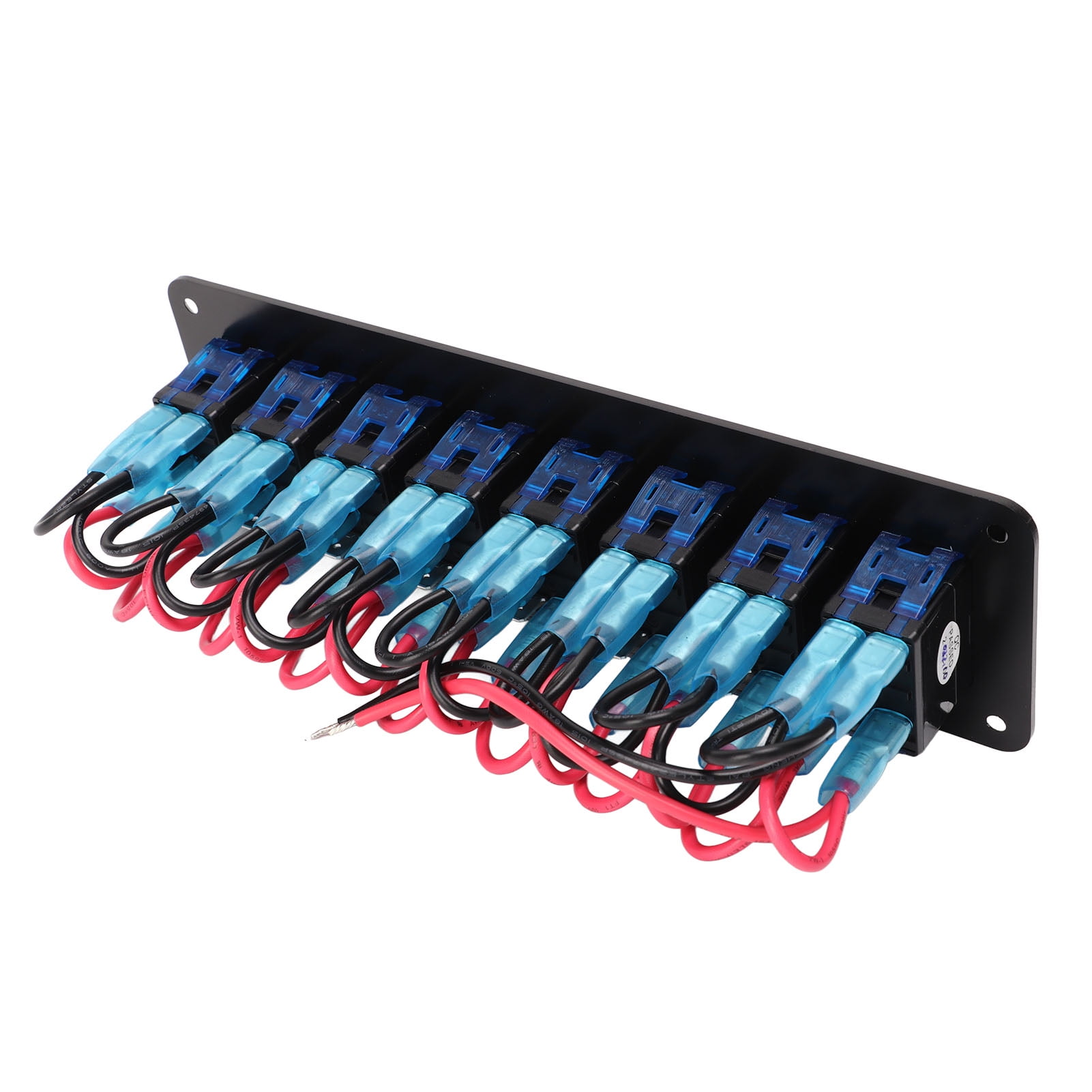 RV Aluminum Toggle Switch Panel, Marine Boat LED Toggle Switch Panel