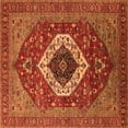 thumbnail image 1 of Ahgly Company Indoor Square Persian Orange Traditional Area Rugs, 3' Square, 1 of 4