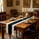 thumbnail image 4 of Camino de Mesa de Lino para La Decoración de La Mesa Del Comedor: Centro de Mesa de Tela para Comidas Diarias, Reuniones y Eventos Gastronómicos En Interiores., 4 of 6