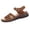 Brown, variant on Orthopedic Wide Sandals for Women Comfortable Flat Wedge Sandals Strappy Arch Support for Summer Beach