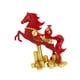 thumbnail image 1 of Estatua de caballo de resina, decoración, regalo de inauguración de la casa, escultura de animal hecha a mano, Rojo, 1 of 7