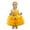 Yellow, variant on LUOGENLI Dress Children's Full Moon Dress Girls Cake Dress Children's Birthday First Birthday Dress Dress Dress for Girls Midi Length Spring Watermelon Red 70
