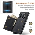 thumbnail image 4 of Compatible with OnePlus 12 Removable 2 in 1 Wallet Case,Retro Premium PU Leather Cell Phone Back Cover Magnetic Detachable with Trifold Wallet Credit Card Cash Holder Kickstand Case,Black, 4 of 9