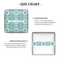thumbnail image 5 of Tissue Blue Print Box Cover Holder, Square by Xecao - Leather Decorative Organizer for Tabletop, Bathroom, Car, Office, 5 of 8