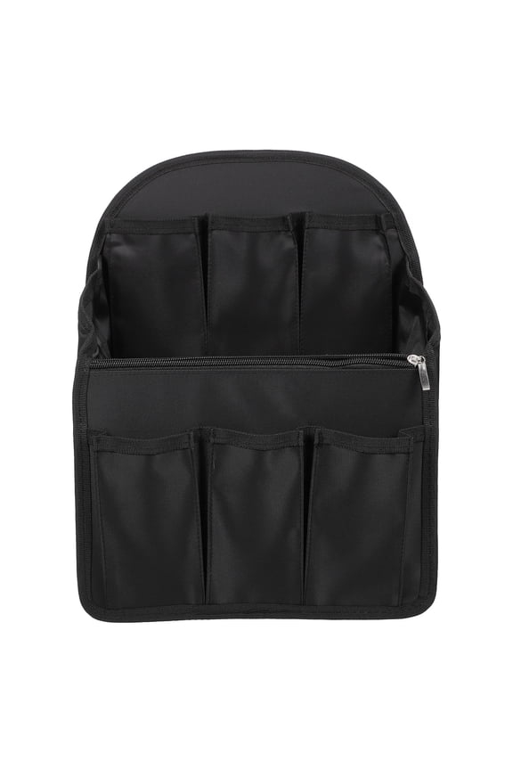 Pyramidti 1pc Backpack Organizer Insert Backpack Inner Bag with Multi Slots (Black)