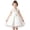 White1, variant on Fgnfyis Girls Dress Satin Bow Sleeveless Party Performance Holiday Gown Toddler Formal Toddler Summer Dress White1 18-24 Month