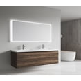 thumbnail image 5 of Alma 72 Inch Cement Gray Wall Mount Vanity With A Integrated Sink, 5 of 14