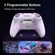 EasySMX D10 PC Controller with Charging Dock/TMR Joysticks/Dual-Mode Triggers/Motion Control, Wireless Gaming Controller for PC,iOS,Android,Switch,Steam