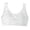 White, variant on Fsqjgq Seamless Sports Bras for Women Plus Size No Underwire Push Up T-Shirt Bras Solid Sleep Yoga Underwear Lightly Lined Wireless Bras White