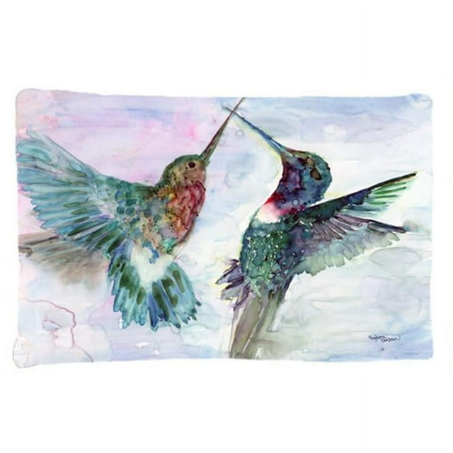 Carolines Treasures 8968PILLOWCASE Hummingbird Combat Fabric Standard Pillowcase