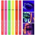 thumbnail image 6 of 6 Colors Face Paint Makeup, Sweatproof, Smudgeproof, Waterproof UV Eye Liner Set, Glow Face Painting Kit for Adults Artist Halloween Christmas Birthday Party, 6 of 8