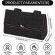 thumbnail image 3 of Estuche para gafas de visera, estuche organizador para coche con clip para colgar gafas, caja de almacenamiento para visera interior de coche para gafas, negro, 3 of 4