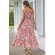 thumbnail image 3 of Vestido Maxi Floral con Nudo y Un Hombro para Mujer PRETTYGARDEN XXL, 3 of 8