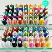New brothread 80 Spools Polyester Embroidery Machine Thread Kit 500M (550Y)