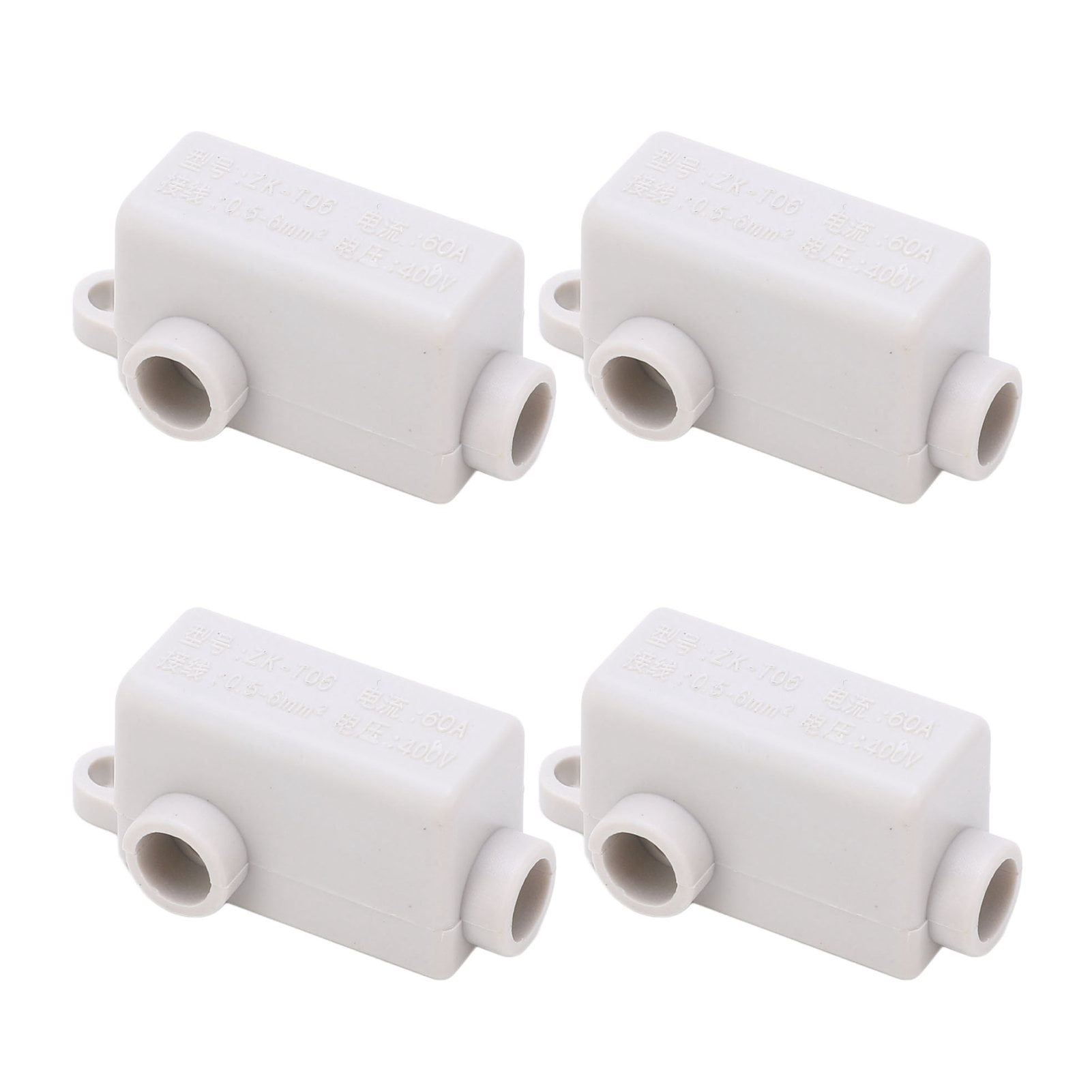 Quick Terminal Blocks, Fireproof ZK T06 Splice Terminal Block 1 In 2