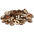 thumbnail image 1 of IFANLANDOR 100 Pcs Wooden Numbers Numbers Crafting Light Brown DIY Craft Decorations for Enthusiasts, 1 of 6