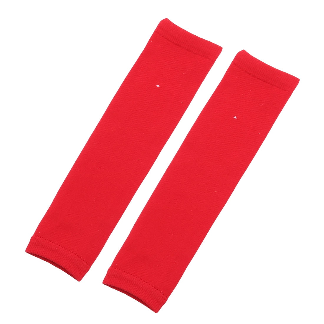 Sports Exercise Elbow Forearm Arm Brace Support Protector Sleeve Red Pair