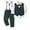 1-Green1333, variant on Tiijoy Boys Suit Formal Outfits Party Dress Shirt Waistcoat Suspenders Pants Set, Sizes 12M-5T