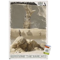 Star Wars: Book of Boba Fett - Surviving the Sarlacc Wall Poster with Pushpins, 22.375" x 34"