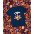 thumbnail image 5 of Tstars Turkey Shirt Toddler Infant Gobble Gobble Thanksgiving Shirts for Boys Girls 18M Navy, 5 of 7