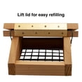 thumbnail image 3 of Woodlink Cedar Suet Feeder for Birds, Hanging Cedar Bird Feeder, Holds 2 Suet Cakes, 3 of 6