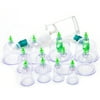 Household 12 Cups Chinese Medical Vacuum Body Cupping Massage Therapy Healthy Suction Pump Set