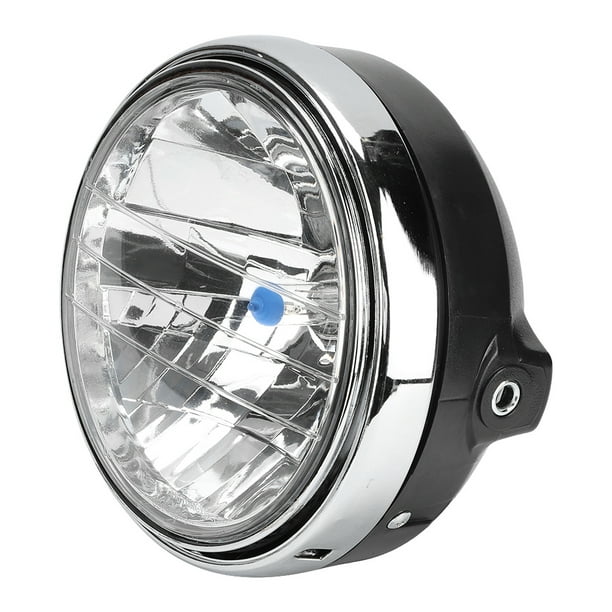 Faro De Motocicleta, Lámpara Delantera De Motocicleta, Carcasa Negra Vintage, Reemplazo Universal Para 74A 400 77A Para Modificación