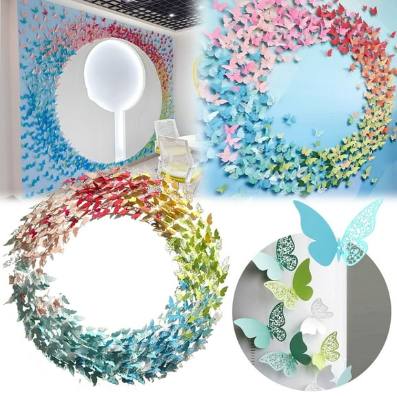 Elegant Laser-Cut Butterfly Wine Glass Tags - 50-Pack Name Place Cards for Wedding, Party & Event Decor