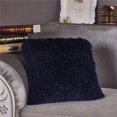 thumbnail image 1 of Amazing Rugs PIL-NSL-2012 Oreiller Shaggy Décoratif de 18 x 18 Po avec Lurex en Bleu, 1 of 1