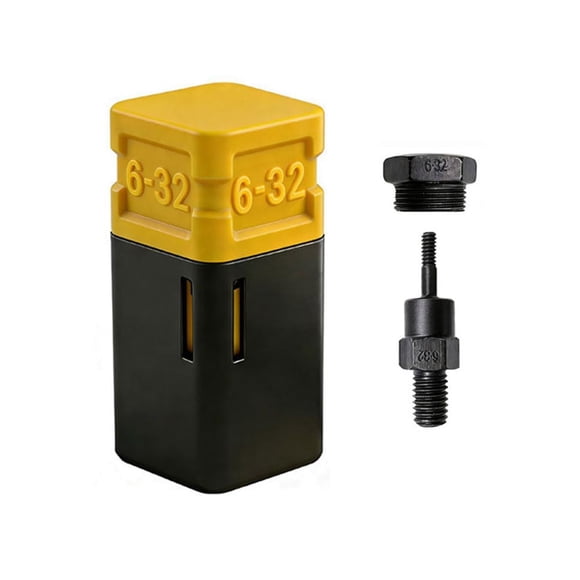 Punta para remachadora de tuercas Zision Tool 6-32, mandril de repuesto